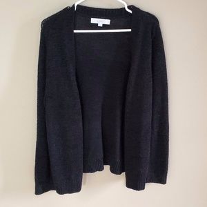 LOFT knit black cardigan sz XL